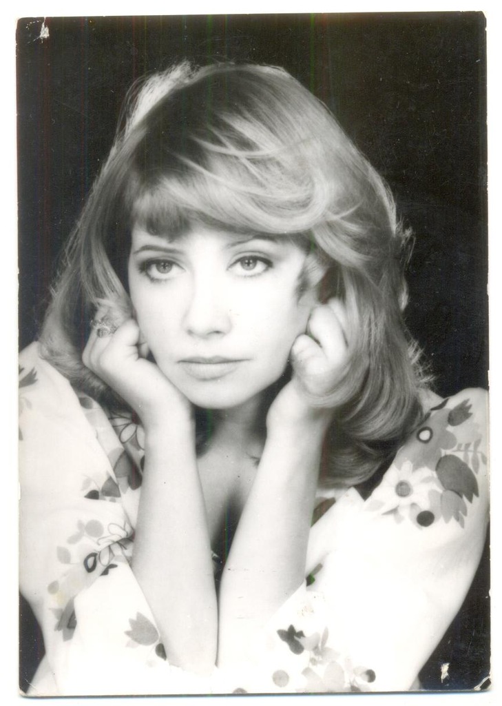 Jolanta Kubicka - piosenkarka - pocztówka 1975