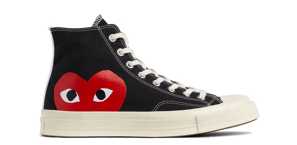 CONVERSE Comme des Garcons wysokie czarne r. 42