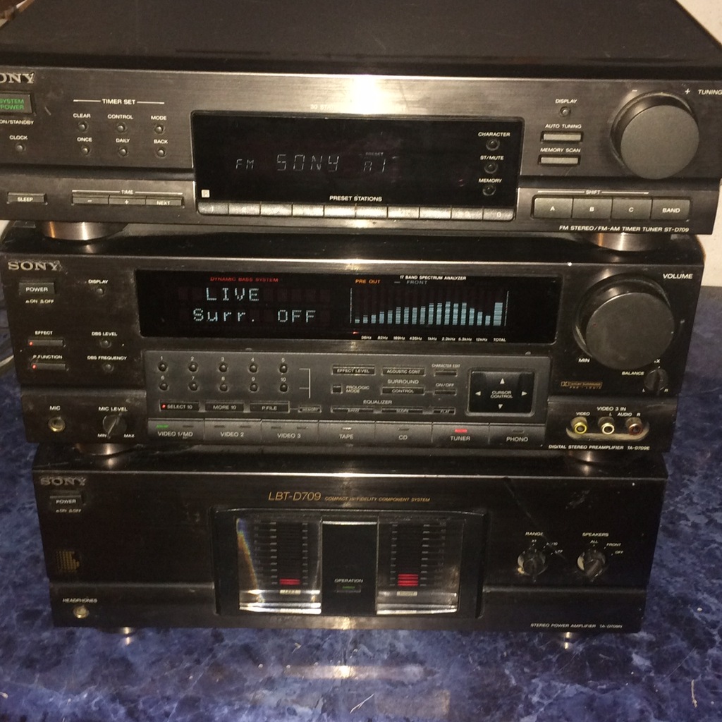 Wieża sony LBT D 709 D709 najwyższy model + kable