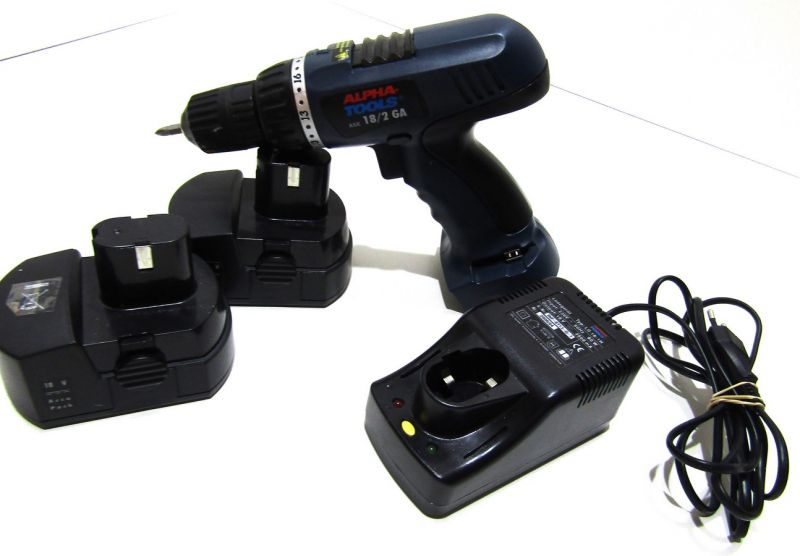 WKRĘTARKA ALPHA TOOLS ASE 18/2 GA + BATERIA + ŁAD