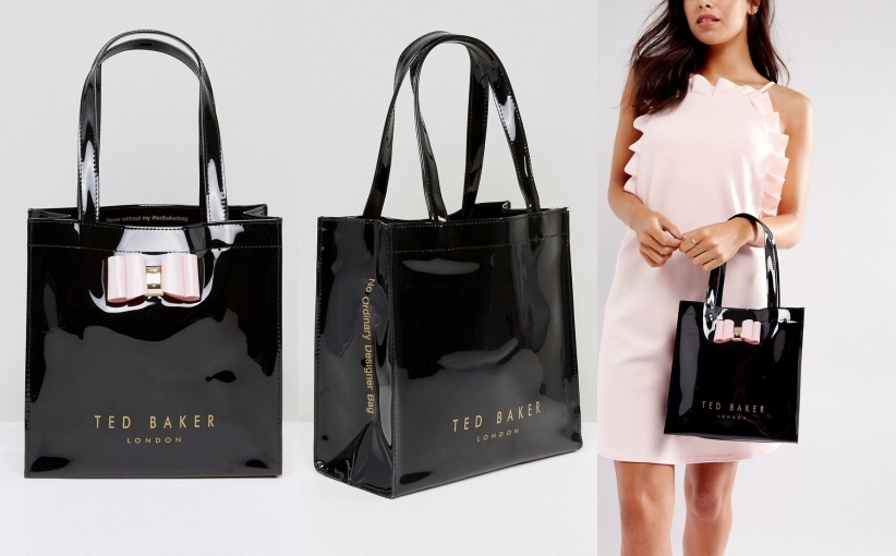 R1A103*TED BAKER MAŁA TOREBKA LAKIEROWANA  J03