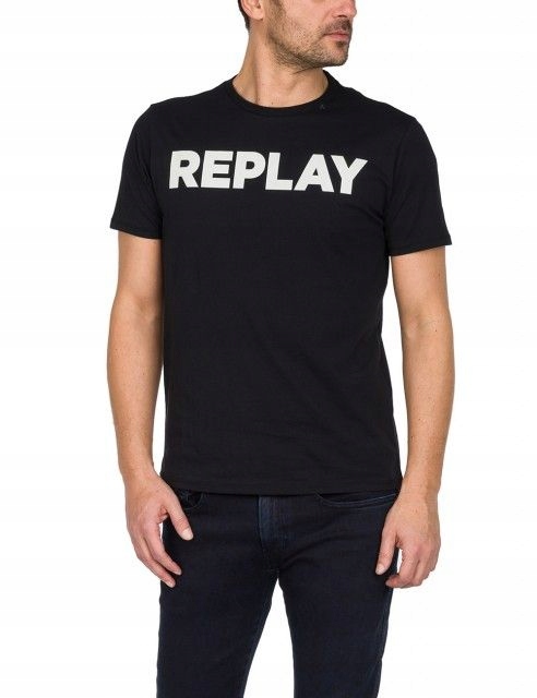 T-shirt męski Replay M35942660-098 - M