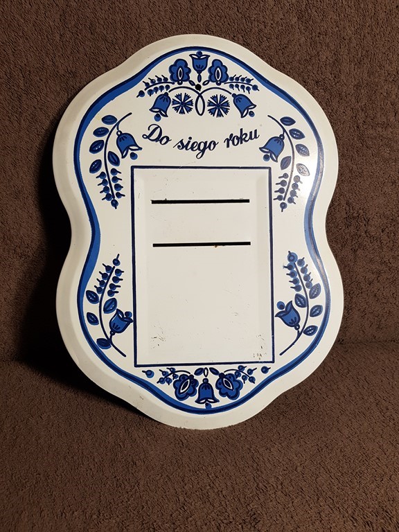 TABLICZKA DESECZKA  POD KALENDARZ ZRYWAK