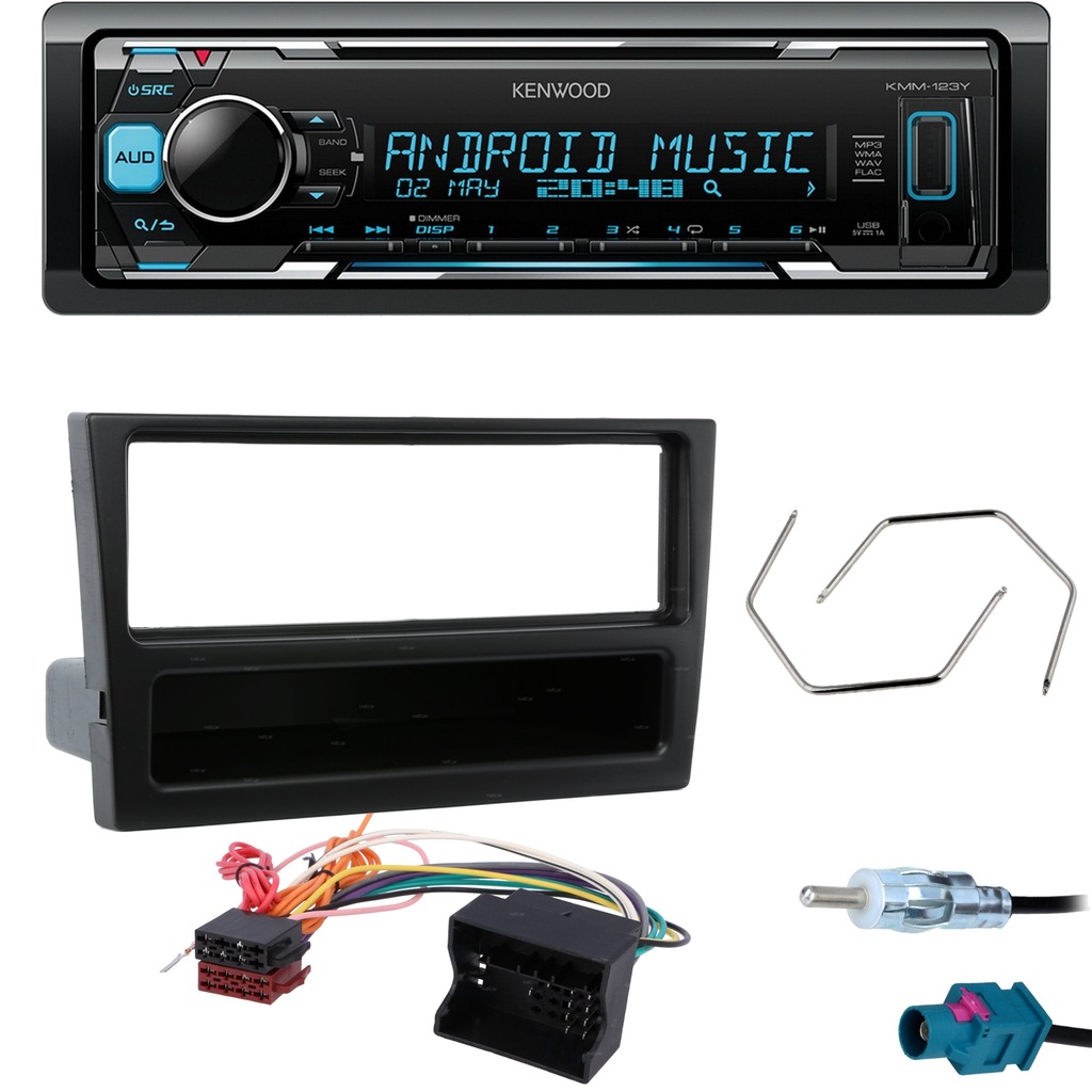 RADIO KENWOOD RAMKA USB AUX OPEL AGILA MERIVA A FL