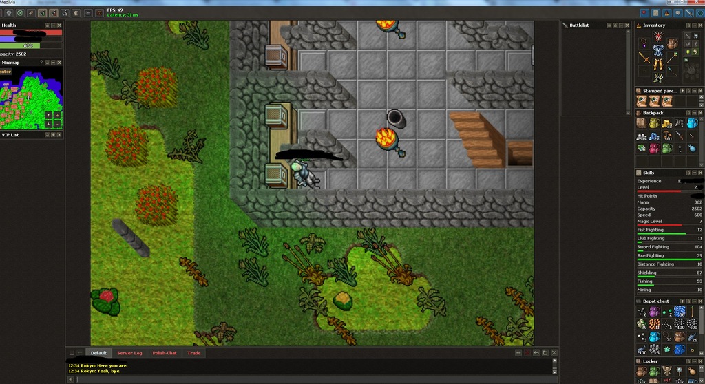 Medivia.online Tibia 230-240 Knight neutral