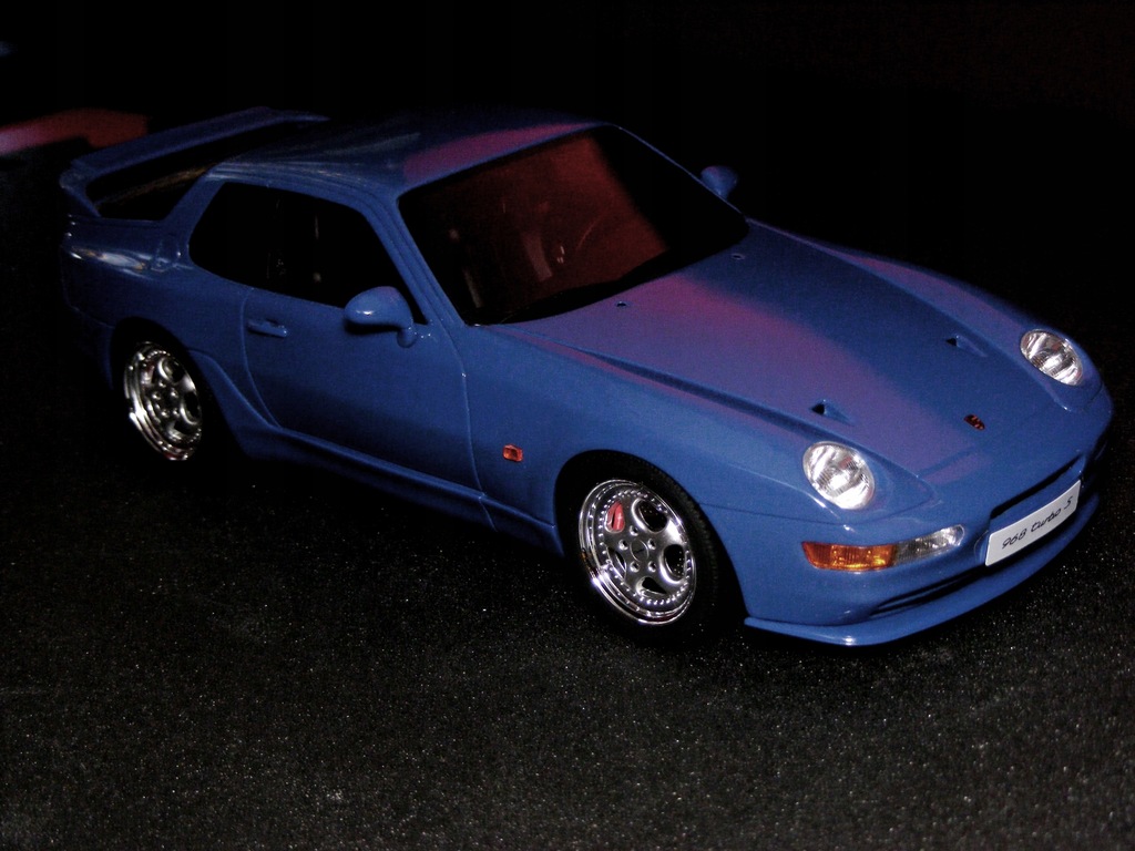 PORSCHE 968 TURBO S COUPE Maritime blue GT SPIRIT