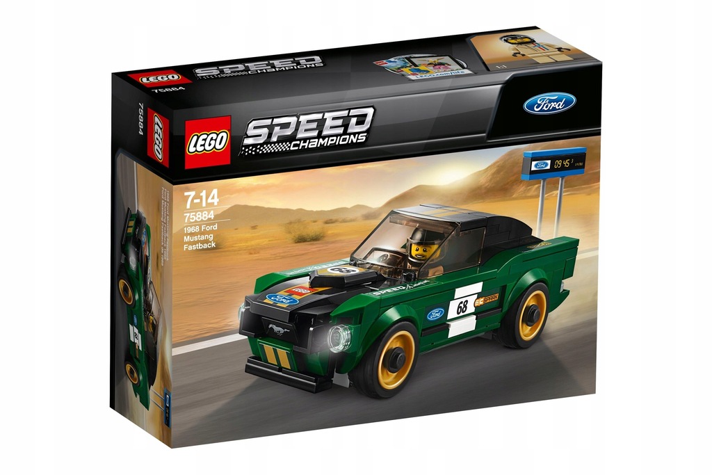 LEGO Speed Champions 75884 1968 Ford Mustang