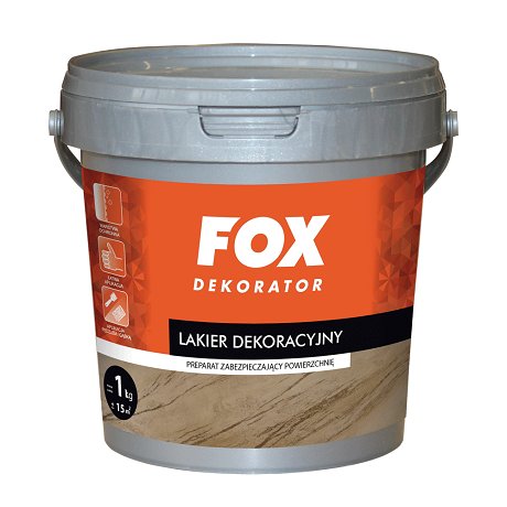 LAKIER DO BETONU FOX DEKORATOR MAT 1L