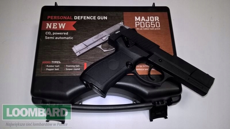 PISTOLET NA KULE MAJOR PDG50 GWARANCJA !+3 X CO2
