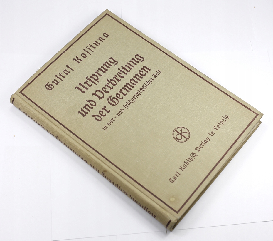 Archeologia Germanie Pochodzenie Kossina 1936 rok