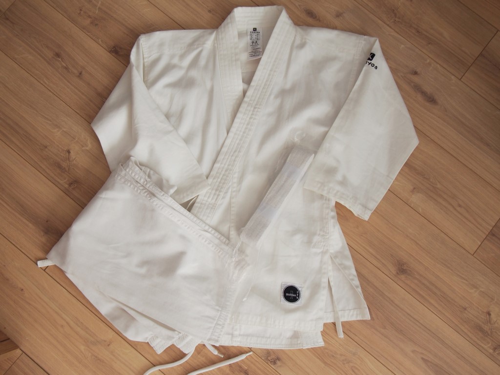 Kimono Domyos dla dziecka + biały pas - roz. 120