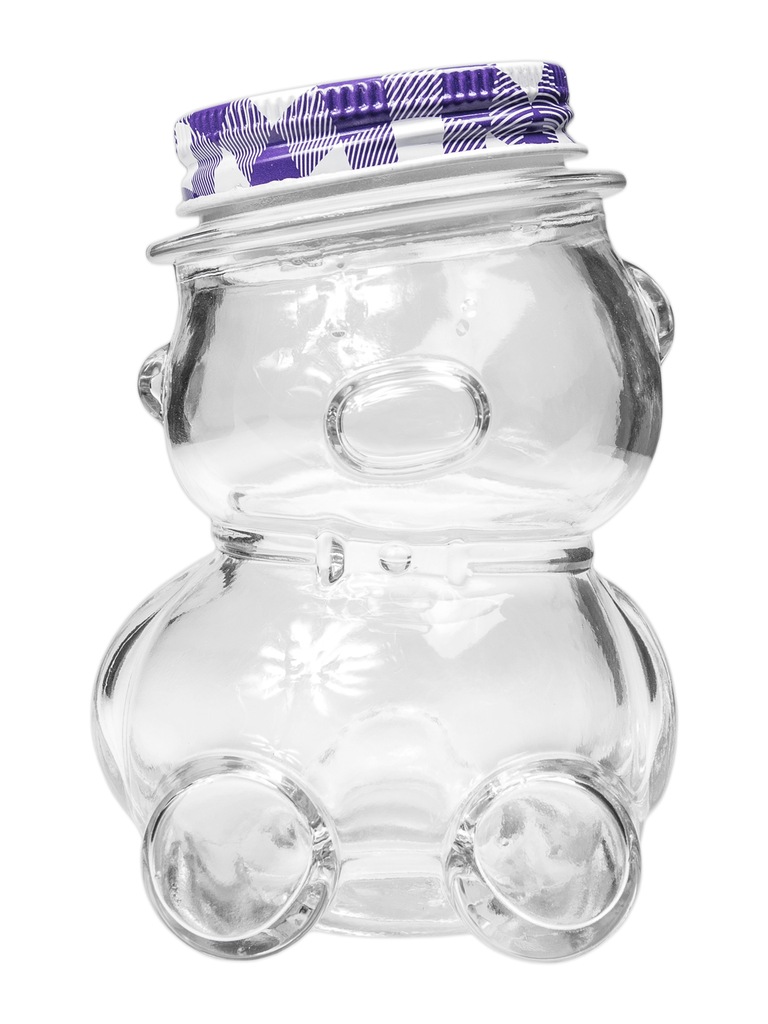 SŁOIK SŁOICZEK MIÓD DŻEM MIŚ 150ML MISIO SŁOIKI