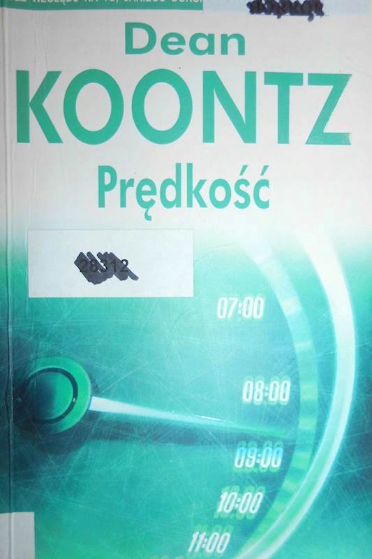 Prędkość - Dean Koontz 24h wys