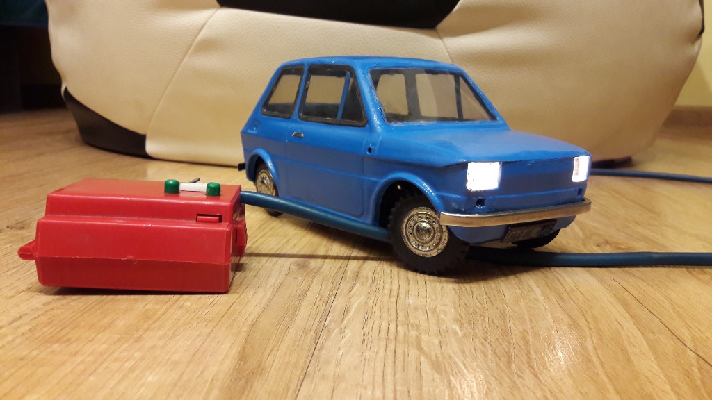 Fiat 126p, Maluch, zabawka prl, CZZ, na kabel 7081660413