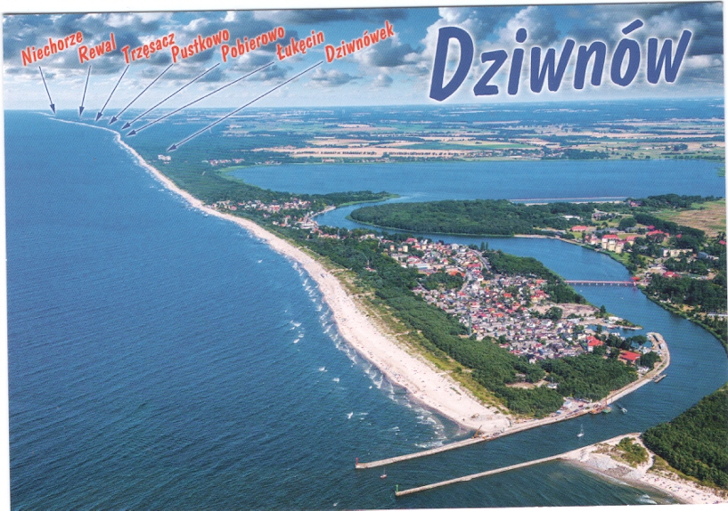 DZIWNÓW - WIDOK Z GÓRY + MORZE BAŁTYCKIE - 2017R