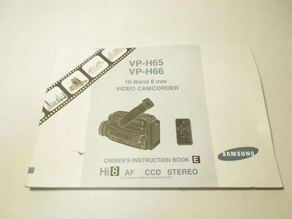 Instrukcja Obsługi SAMSUNG VP-H65 / VP-H66 (V089)