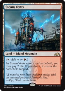 MTG Steam Vents GRN
