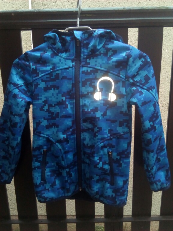 Kurtka softshell 122/128 crivit z Lidla