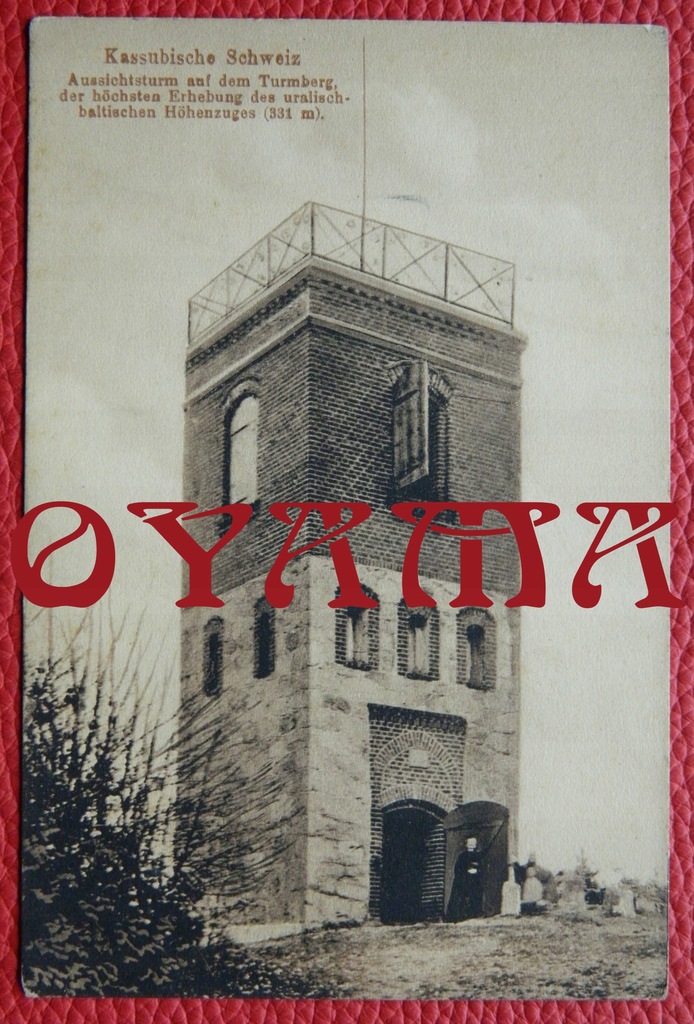 WIEŻYCA - k. Kartuzy Kościerzyna - wieża widokowa
