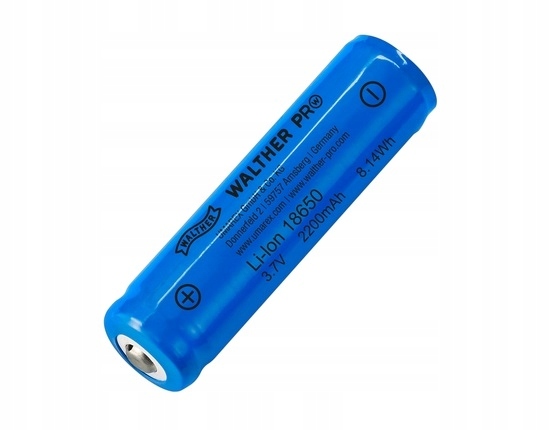 Akumulator 3,7V Walther Pro 18650 2200 mAh