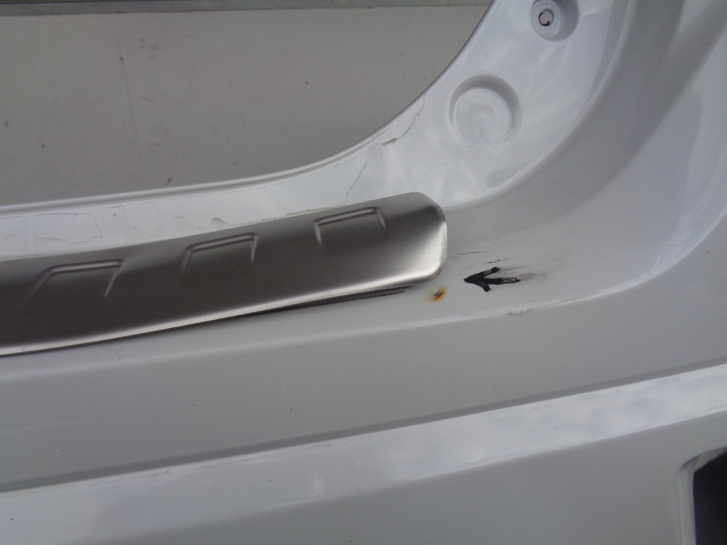 bumper rear MITSUBISHI OUTLANDER 15- LIFT 11747