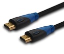 Kábel HDMI opletený nylon zlatý v1.4 4Kx2K 1.5m, CL-02 Kód výrobcu CL-02