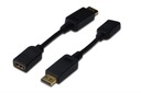AS KABEL MINI ADAPTER HDMI F DO DISPLAYPORT M 15cm