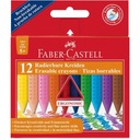 Восковые мелки FABER-CASTELL Grip треугольные, 12 шт.