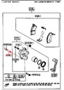 MAZDA XEDOS-6 92-98 GUIDE CALIPER FRONT photo 2 - milautoparts-fr.ukrlive.com