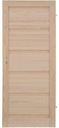 DRZWI SOSNOWE KORNIK SEKSTET BS. PEŁNE 90