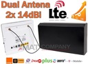 ANTENA DUAL 4G LTE 44dBi HUAWEI ZTE CRC9 TS9 SMA EAN (GTIN) 5905143013779