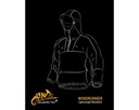 Bunda Helikon Windrunner Windshirt čierna XS Dominantný materiál nylon