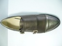 Kožené poltopánky na hrubej podrážke elegantné dámske topánky koža J.Wol 37 Model 047
