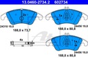 DISCS PADS ATE FRONT - MERCEDES E W212 322MM photo 3 - milautoparts-fr.ukrlive.com