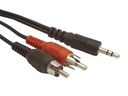 КАБЕЛЬ GMB MINI JACK к 2x RCA CHINCH длиной 5 м СТЕРЕО