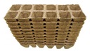 JIFFY ТОРФЯНЫЕ КВАДРАТНЫЕ ГОРШКИ 5x5/1 ПОДДОН 12
