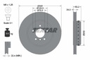 DISCS TEXTAR REAR - BMW 6 E63, E64 345MM photo 2 - milautoparts-fr.ukrlive.com