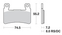 SBS PADS SPORTS TYPE FRONT HONDA VTR SP1 SP2 photo 5 - milautoparts-fr.ukrlive.com