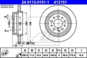 DISQUES SABOTS DE FREIN ATE ARRIÈRE POUR - VOLVO S60 I S80 I photo 2 - milautoparts-fr.ukrlive.com