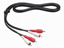 Kabel 2x RCA - 2x RCA Cinch M/M Ekran 10m. THOMSON