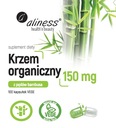 ORGANICKÁ STOLIČKA 150 mg z bambusových výhonkov Aliness EAN (GTIN) 5903242580284