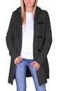 Dámsky dlhý hrubý kardiganový sveter s kapucňou 40 L Pohlavie Výrobok pre ženy