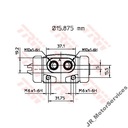 TRW CILINDRE GAUCHE ROVER, AUSTIN MAESTRO photo 2 - milautoparts-fr.ukrlive.com