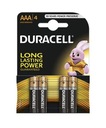 Батарейки Duracell AAA LR03, 4 шт. в блистере, ОРИГИНАЛ.