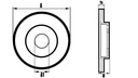 DISQUES 300MM + SABOTS DE FREIN AVANT FORD MONDEO MK4 REGARDE photo 6 - milautoparts-fr.ukrlive.com