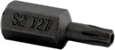 БИТА TORX T27 x30мм 10мм С ОТВЕРСТИЕМ S2