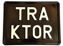 Табличка на регистрационную раму мотора, квадроцикла или трактора