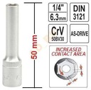 Nástrčný kľúč Yato 5MM 1/4&quot; 6-Uhol dlhý EAN (GTIN) 5906083914157