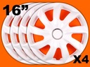 WHEEL COVERS STIG 16'' MERCEDES CLASS A C E VIANO WHITE COLOR photo 1 - milautoparts-fr.ukrlive.com