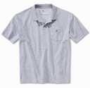 Tričko Carhartt Polo Contractor Work Gray Rukáv krátky rukáv